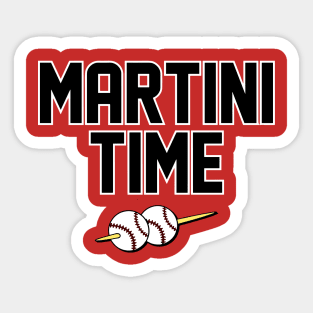 Martini Time Sticker